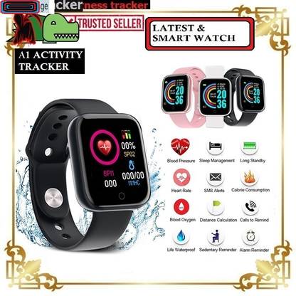 Bashaam B1904 D20 - MAX STEP COUNT BLUETOOTH SMART WATCH BLACK(PACK OF 1) Smartwatch