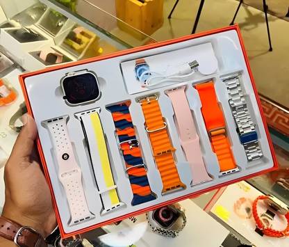 GADGET ADDA Ultra Watch With Superb 7 Straps & Exceptional Quality Smartwatch