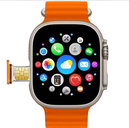 Shreyansh HK Ultra One AMOLED 4G SIM Android Smartwatch 3GB+32GB (Sim Card + 8 MP Camera) Smartwatch