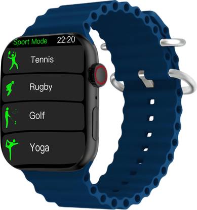 VIKYUVI Vikfit Halo Pro 2.01" HD Display|BT Call|Working Crown|600 Nits|Mettal Dial|Spo2 Smartwatch