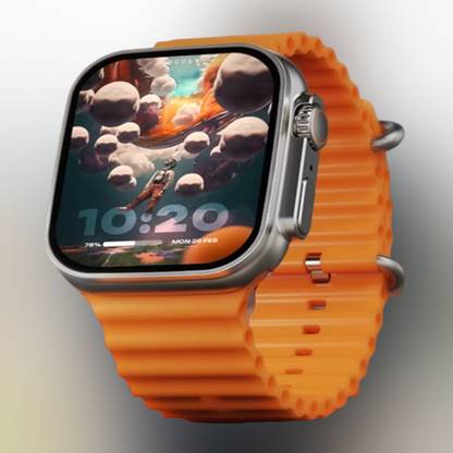 KadWaniya T800 Ultra Smart Watch With Wireless Charging Smartwatch