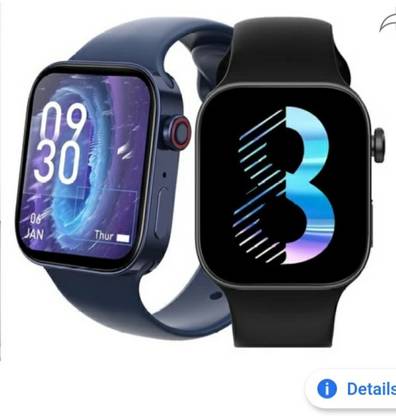 Devil i8 Pro Max Smart Watch 8 series Men & Women black strap Smartwatch