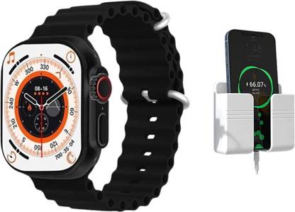 keeva T800 Ultra Biggest Display Smart Watch (Free Wall Stand (White))with Bt Calling Smartwatch