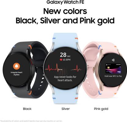 SAMSUNG Galaxy Watch FE, 40mm BT, Sapphire Crystal Display, Sleep Coach, Fall Detection