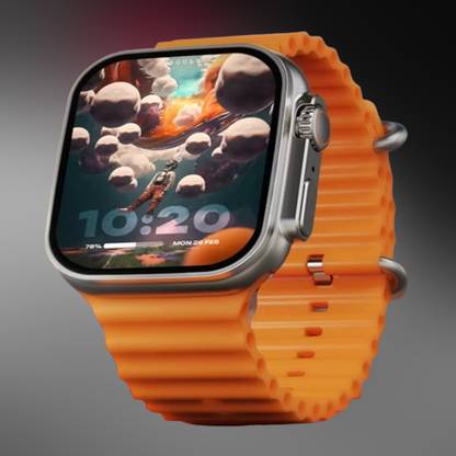 KadWaniya T800 Ultra Smart Watch With Wireless Charging Smartwatch