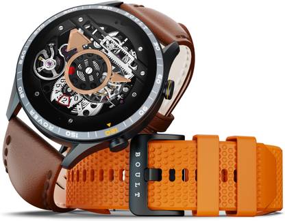 Boult Rover 1.3" HD AMOLED, Free Straps, Bluetooth Calling, Zinc Alloy Frame, 600Nits Smartwatch