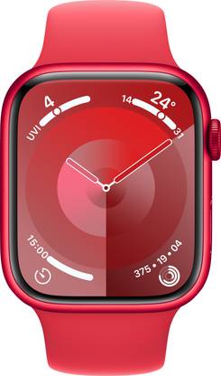 Apple Watch Series 9 GPS 45mm RED Case & RED Sport Band - S/M