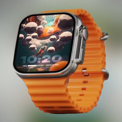 KadWaniya T800 Ultra Smart Watch With Wireless Charging Smartwatch