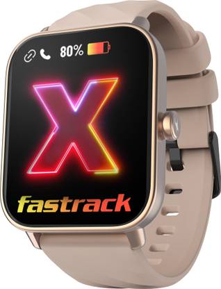 Fastrack X-1.83'|Blazing Fast UI|Single Sync BT Calling|Calculator|In-built games Smartwatch