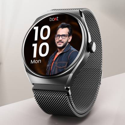 boAt Lunar Seek with 3.53 cm(1.39'') HD Display, Functional Crown & Bluetooth Calling Smartwatch