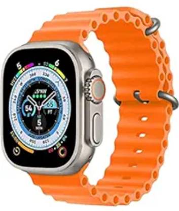 Clairbell LFO18Smartwatch T10 Ultra Smartwatch Calling Wireless Charging Working (Orange) Smartwatch