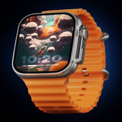 KadWaniya T800 Ultra Smart Watch With Wireless Charging Smartwatch