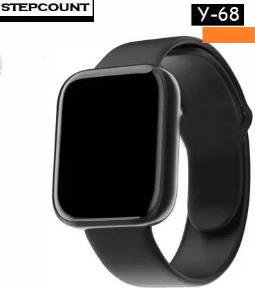 YORBAX VX2860_Y68 ADVANCED STEP COUNT SMARTWATCH BLACK (PACK OF 1) Smartwatch