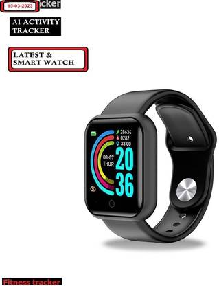 SAWARDE B2869 D20 - MAX ACTIVITY TRACKER MULTI FACES SMART WATCH BLACK(PACK OF 1) Smartwatch