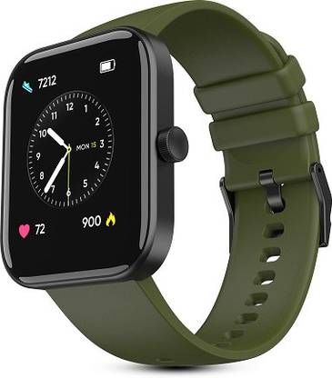 Mivi Model E with 1.69" Display, 7-Day Battery Life , Spo2, Heart Rate Monitor. Smartwatch