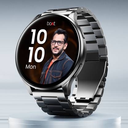 boAt Lunar Prime w/ 3.68 cm(1.45") AMOLED Display, BT Calling & Watch Face Studio Smartwatch