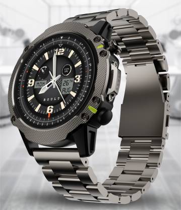 Boult Sterling Pro 1.43" AMOLED, Stainless Steel Metallic Body, BT Calling, Rugged Smartwatch