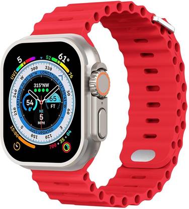 vidhyavirat T800 Ultra Smart Watch 1.9” (4.8 cm) Display,Bluetooth Smart Watch Red Smartwatch