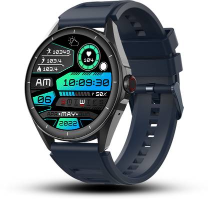 Pebble Cosmos Valor 1.43"Amoled Display, BT Calling, Multi Sports Modes, Rotating Crown Smartwatch