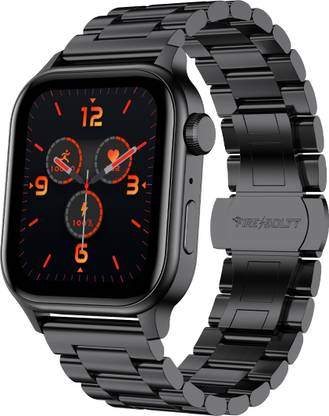 Fire-Boltt Rise Luxe Stainless Steel Luxury, 47mm (1.85) Display, Games, 120+ Sports Smartwatch