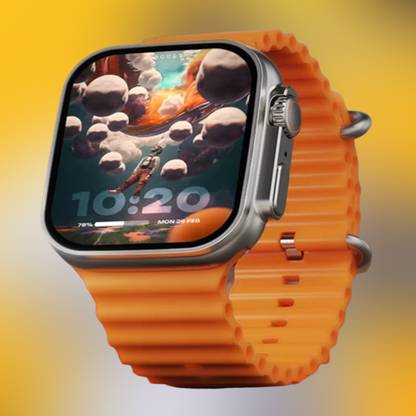 KadWaniya T800 Ultra Smart Watch With Wireless Charging Smartwatch