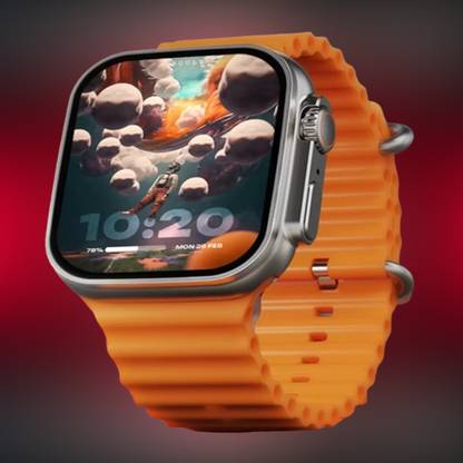 KadWaniya T800 Ultra Smart Watch With Wireless Charging Smartwatch