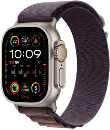 Apple Watch Ultra 2 GPS + Cellular 49mm Titanium Case with Iine Loop - Small
