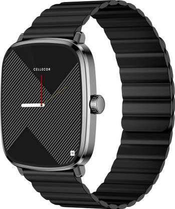 Cellecor 2.01" Super Retina AMOLED Display| 1200 NITS| AOD|AI Voice|Magnetic Strap Smartwatch