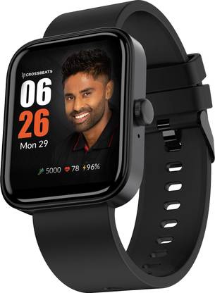 CrossBeats IGNITE-SPECTRA PLUS AMOLED with BT Calling,150 Music storage & TWS connectivity Smartwatch