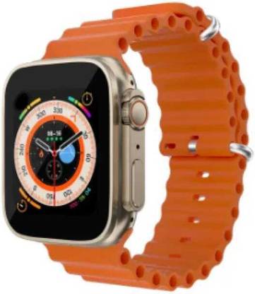 HLSTRIKES T900 Ultra orange Smart Watch Display, Bluetooth Calling HD SmartS8 Smartwatch Smartwatch