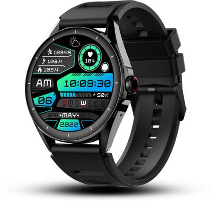 Pebble Cosmos Valor 1.43"Amoled Display, BT Calling, Multi Sports Modes, Rotating Crown Smartwatch