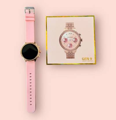 MICROBOTS GEN 9 Smartwatch for Women with Metal Strap amoled display 2 straps Smartwatch