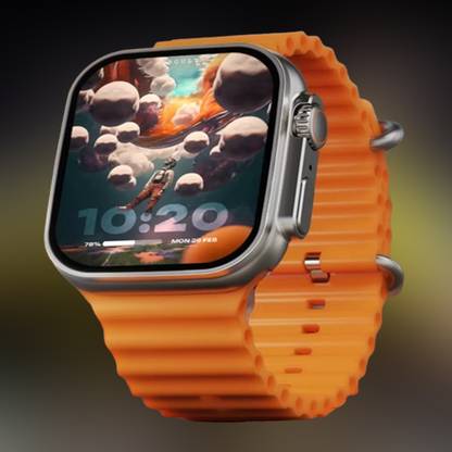 KadWaniya T800 Ultra Smart Watch With Wireless Charging Smartwatch