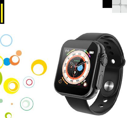 SAWADEEKA UX1008_D20 ULTRA HEART RATE SMARTWATCH BLACK (PACK OF 1) Smartwatch