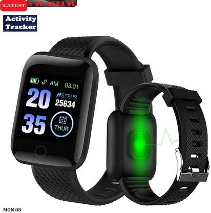 Bydye E493 LATEST_ID116 MULTI FACES FITNESS TRACKER SMART WATCH BLACK (PACK OF 1) Smartwatch