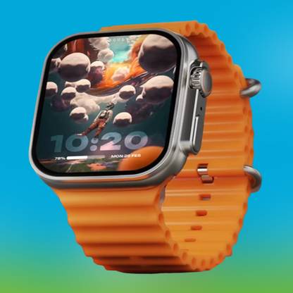 KadWaniya T800 Ultra Smart Watch With Wireless Charging Smartwatch