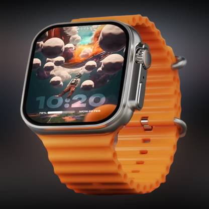 KadWaniya T800 Ultra Smart Watch With Wireless Charging Smartwatch