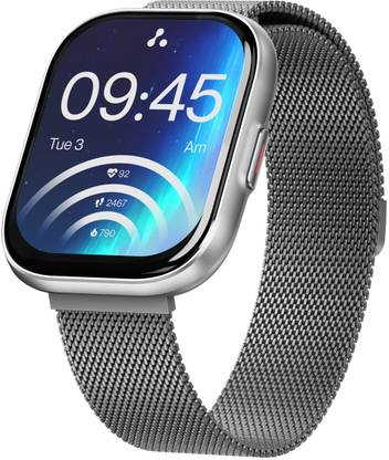 Ambrane Fyre 2.04 AMOLED 368*448px High Resolution, BT Calling and 100+ Sports Modes Smartwatch