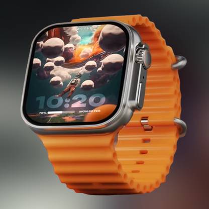 KadWaniya T800 Ultra Smart Watch With Wireless Charging Smartwatch