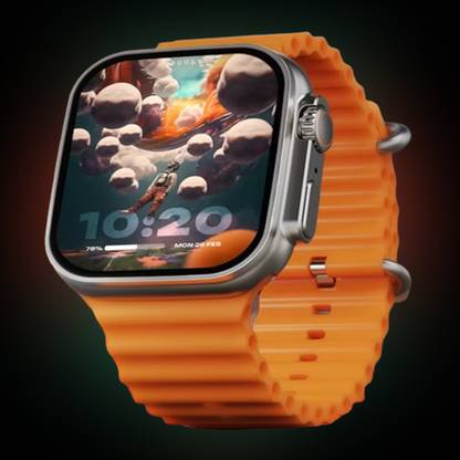 KadWaniya T800 Ultra Smart Watch With Wireless Charging Smartwatch