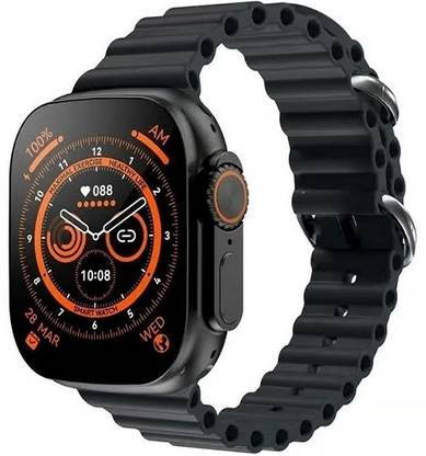 VANSHITA T800 BLACK ULTRA 1.99 BIG INFINITE DISPLAY SMART WATCH BF02** Smartwatch