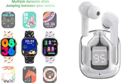SSVOCATIONPOINT Combo Pack Metal Body Smart Watch With A1+ Sound Touch one more Product V5.3 Smartwatch