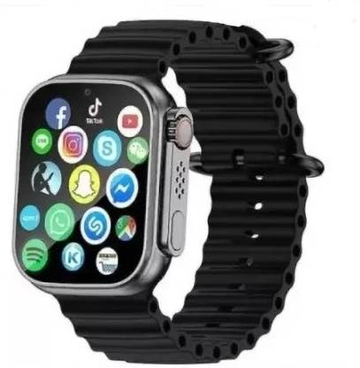 BOOMLY T800 Black Ultra Smartwatch , Calling Smartwatch With Bluetooth Technology Smartwatch