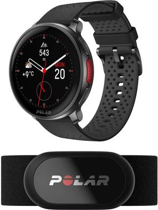 Polar Pacer Pro & H10-Modern GPS Sports Watch & Heart Rate Monitor (Grey-Black) Smartwatch