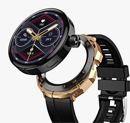 Minix Bond 1.32" Smartwatch with 3 interchangeable Watch case and 3 straps Smartwatch