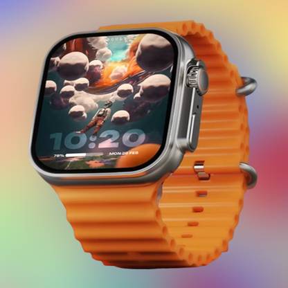KadWaniya T800 Ultra Smart Watch With Wireless Charging Smartwatch