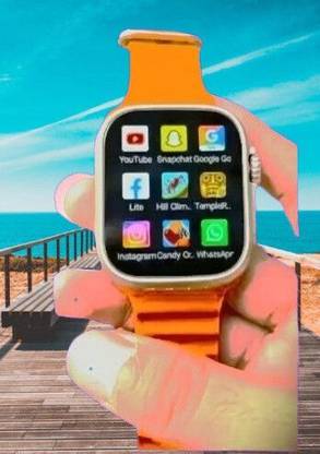 BEST BOOST T800 Ultra BT calling, Multiple Watch Faces,Sleep Monitor, Camera. Notifications Smartwatch