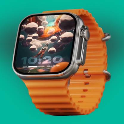 KadWaniya T800 Ultra Smart Watch With Wireless Charging Smartwatch