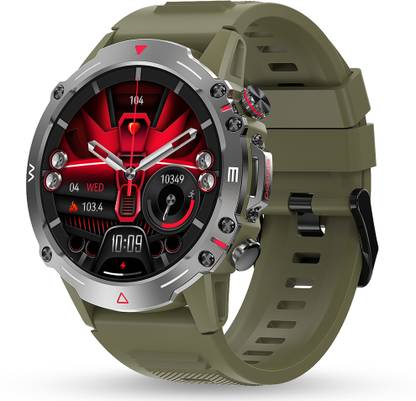 Pebble Cosmos Quest 1.43"AMOLED,Rugged Build, BT Calling,Water Resistant,410mAh Battery Smartwatch
