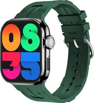 Time Up New 2024 Launch Big 2.03 Inch Dial Edge To Edge Screen Designer Pattern Strap Smartwatch